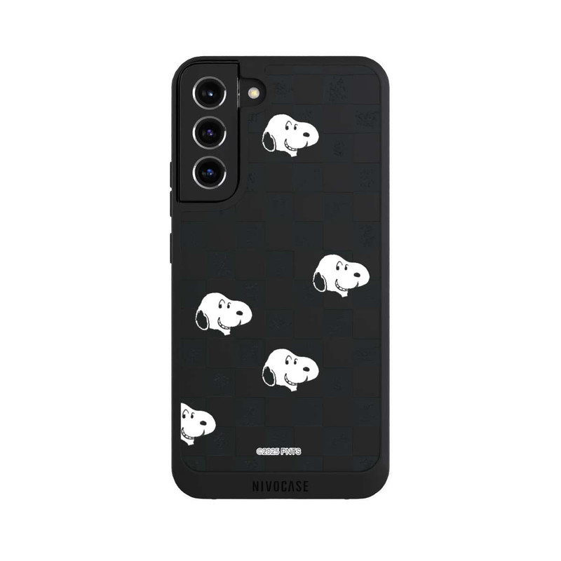 Galaxy S22 + NIVOpure Snoopy Checked Pattern