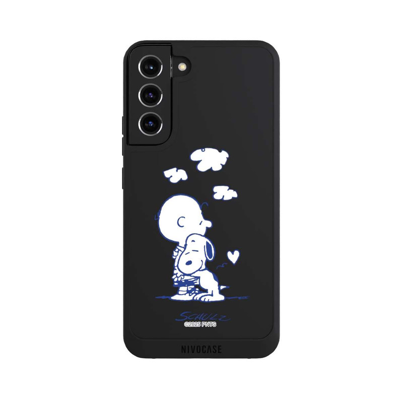 Galaxy S22 + NIVOpure Peanuts Charlie Brown Snoopy Hug Transparent
