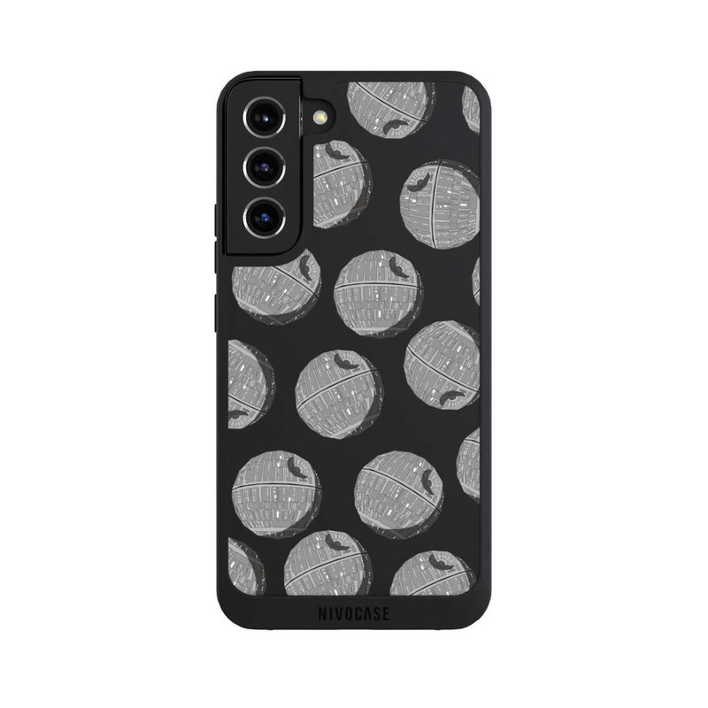 Galaxy S22 + NIVOpure death-star-pattern-transparent