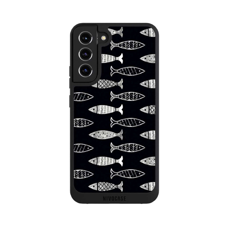 Galaxy S22 + NIVOpure Black Fishy Theme