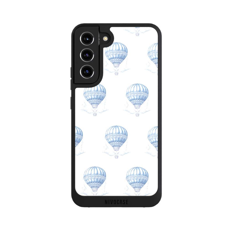 Galaxy S22 + NIVOpure Balloon Pattern Girl Toile de Jouy with AI