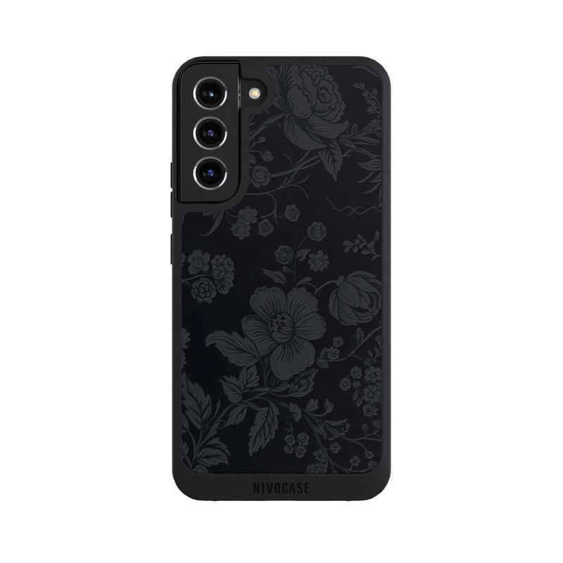 Galaxy S22 + NIVOpure Dunkle Blumen Vintageoptik