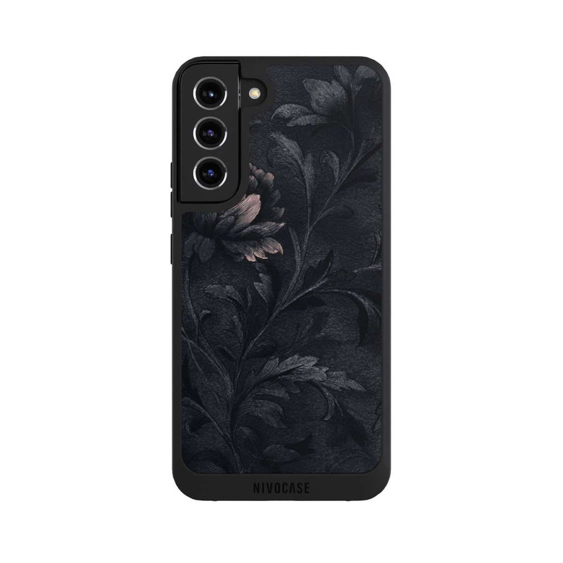 Galaxy S22 + NIVOpure Flower Pattern Dark Vintage