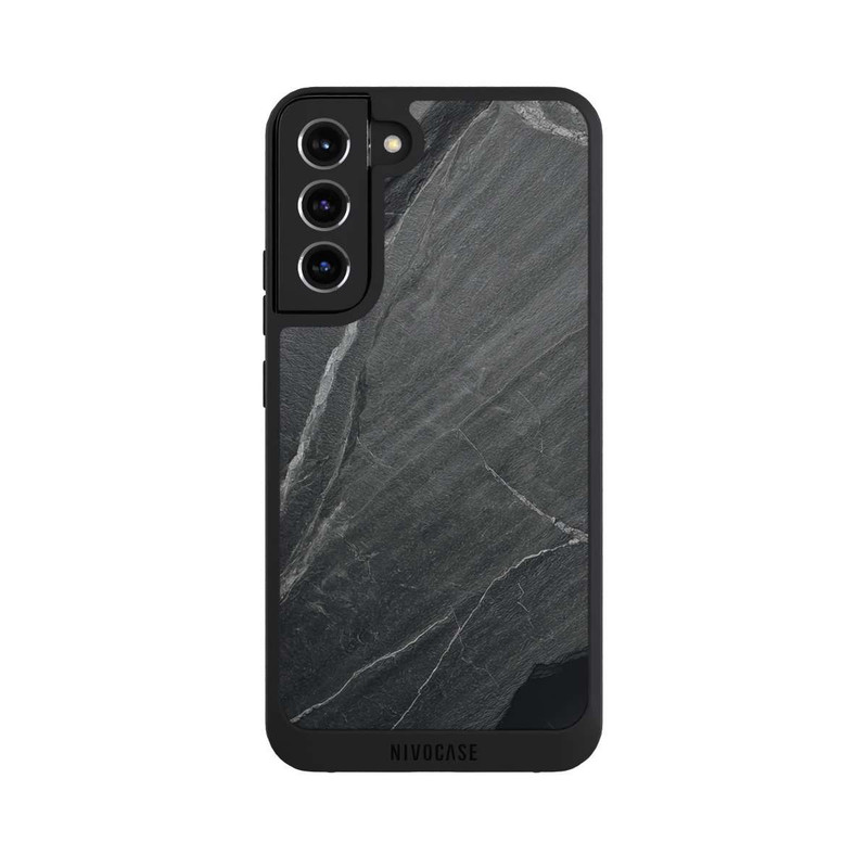 Galaxy S22 + NIVOpure Stein Textur Grau mit KI