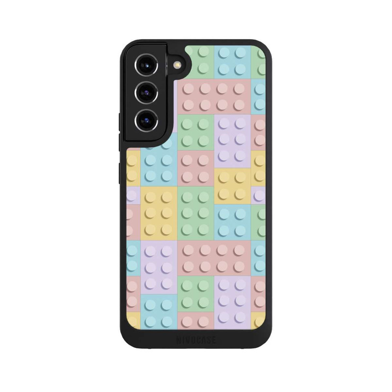 Galaxy S22 + NIVOpure Colorful Blocks Pattern