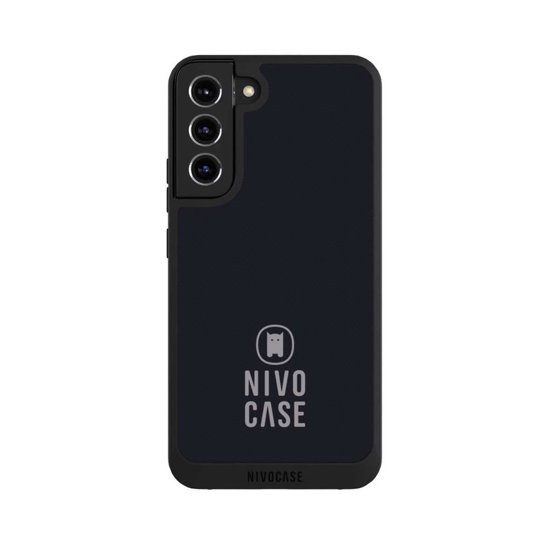 Galaxy S22 + NIVOpure Nivocase Logo Black Grey