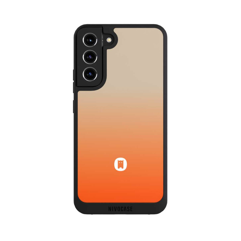 Galaxy S22 + NIVOpure Nivocase Gradient Beige Orange
