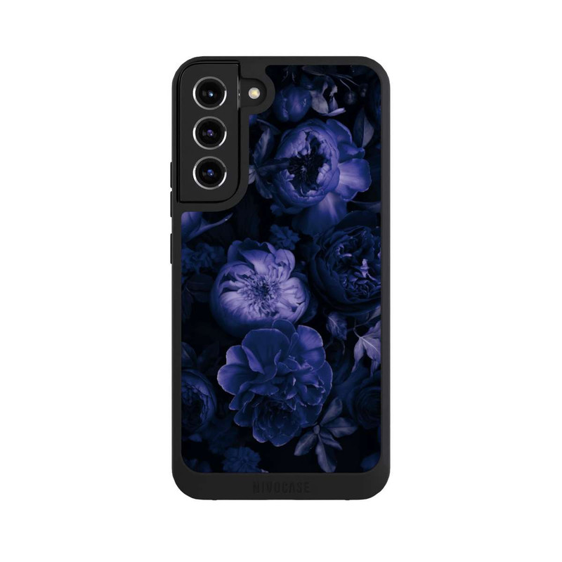 Galaxy S22 + NIVOpure Victorian Grandeur Large Flowers Purple Mit KI