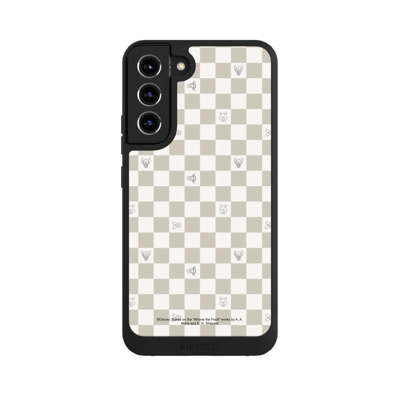 Galaxy S22 + NIVOpure Winnie l'Ourson Beige à Carreaux