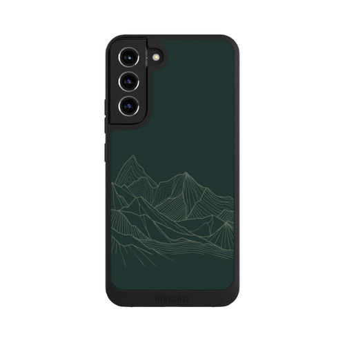 Samsung Galaxy S22+ NIVOpure Berg Line Art Grün