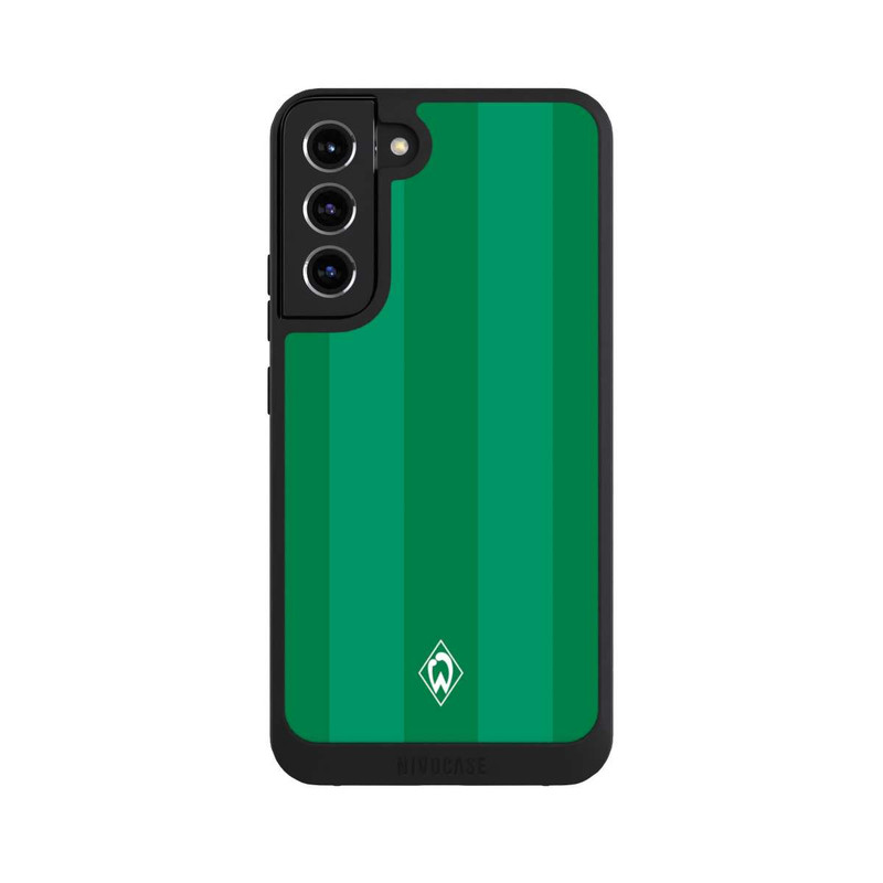 Galaxy S22 + NIVOpure Werder Bremen in green stripes