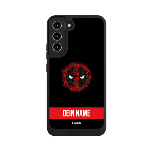 Samsung Galaxy S22+ NIVOpure Deadpool Logo Personalisierbar
