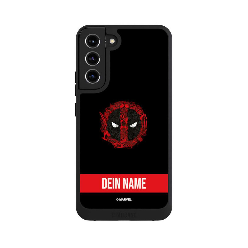 Galaxy S22 + NIVOpure Deadpool Logo customisable