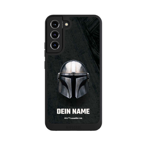 Samsung Galaxy S22+ NIVOpure Star Wars Mandalorian Black Helmet customisable