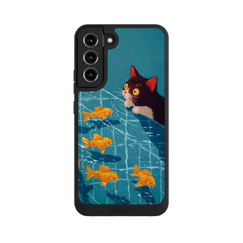 Samsung Galaxy S22+ NIVOpure Die Katze im Pool mit KI