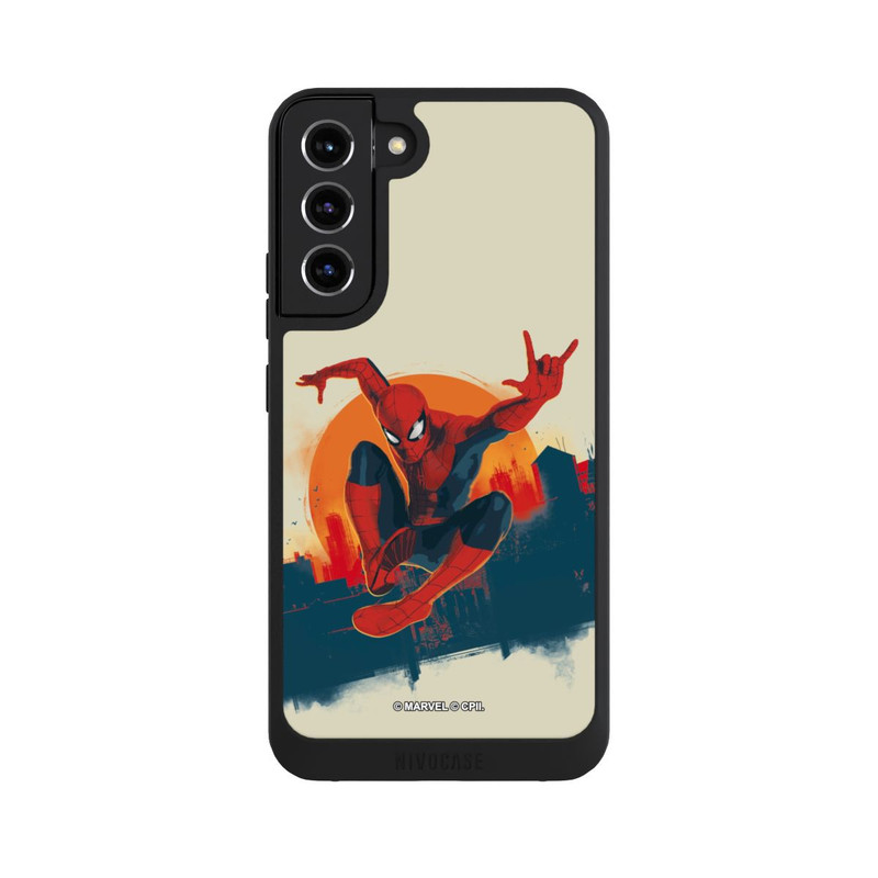 Galaxy S22 + NIVOpure Spider-Man Hero Force beige
