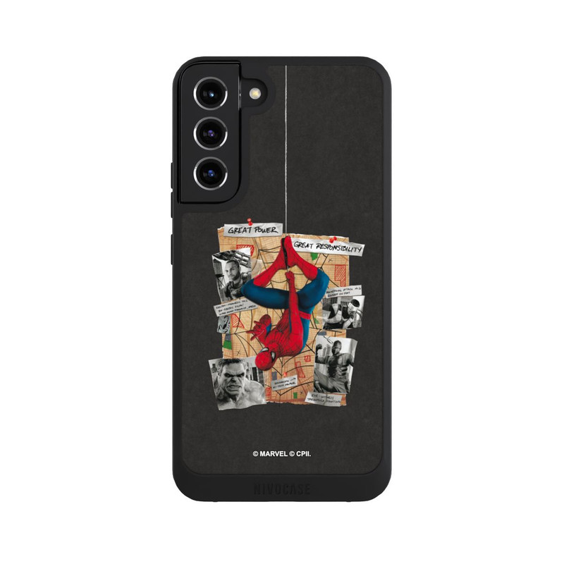 Galaxy S22 + NIVOpure Spider-Man Investigation Board