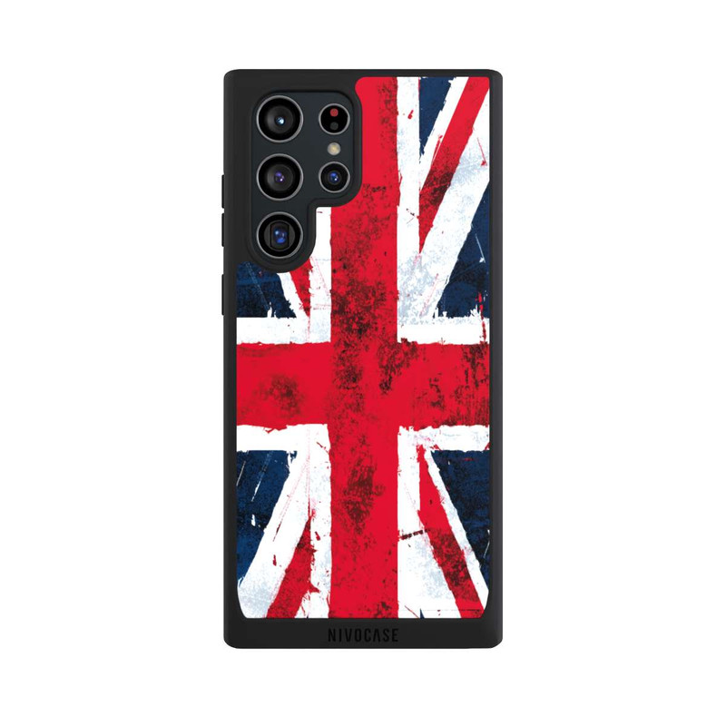 Galaxy S22 Ultra NIVOpure Union Jack - Grunge
