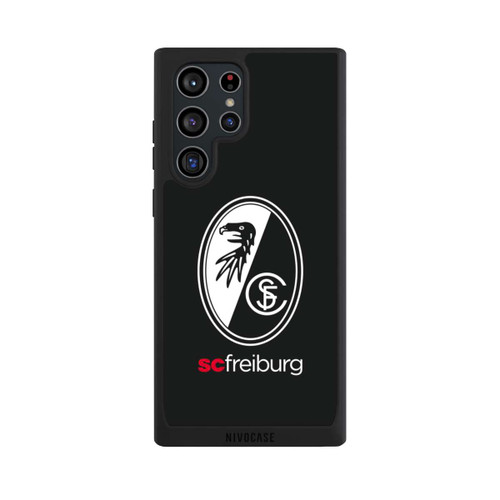 Samsung Galaxy S22 Ultra NIVOpure SC Freiburg Wappen Schwarz