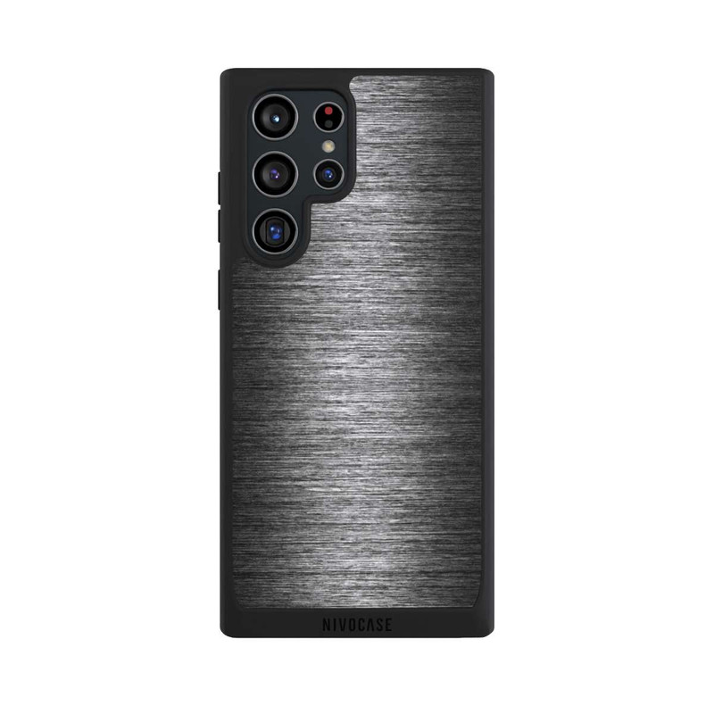 Galaxy S22 Ultra NIVOpure Metal Look - Anthrazit