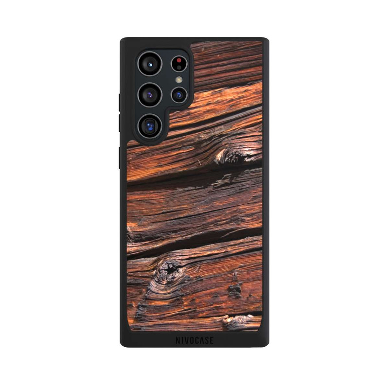 Galaxy S22 Ultra NIVOpure Verwitterte Holzplanken