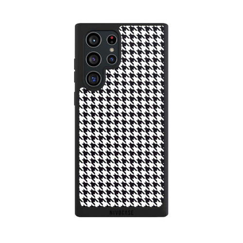 Samsung Galaxy S22 Ultra NIVOpure Hahnentritt Schwarz Weiß