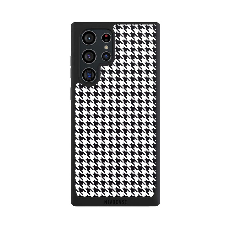 Galaxy S22 Ultra NIVOpure Hahnentritt Schwarz Weiß