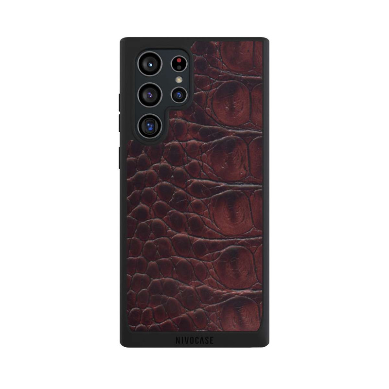 Galaxy S22 Ultra NIVOpure Cuir de Crocodile