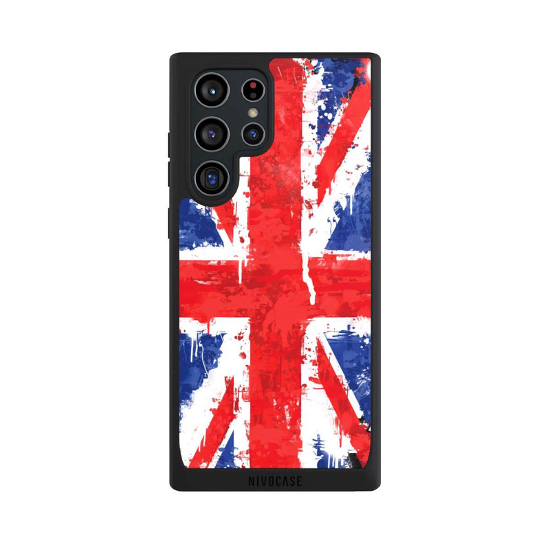 Galaxy S22 Ultra NIVOpure Union Jack Gouttes