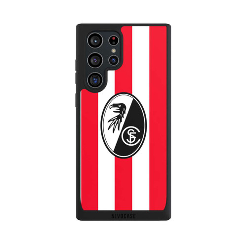 Samsung Galaxy S22 Ultra NIVOpure SC Freiburg - Rot Gestreift