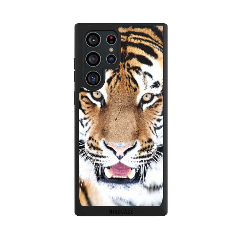 Galaxy S22 Ultra NIVOpure Tiger Großaufnahme