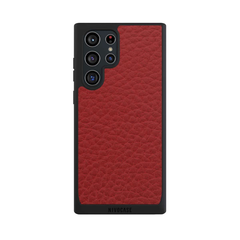 Galaxy S22 Ultra NIVOpure Cuir Marsala
