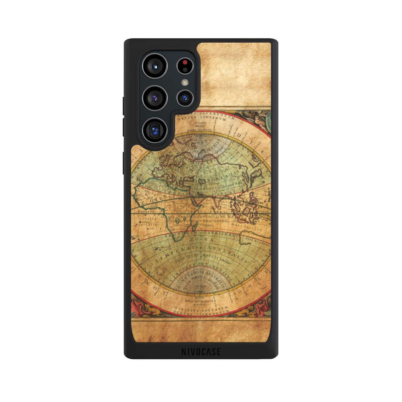 Galaxy S22 Ultra NIVOpure Carte du Monde Antique