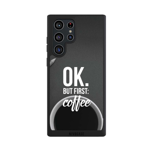 Samsung Galaxy S22 Ultra NIVOpure OK.But first:Coffee