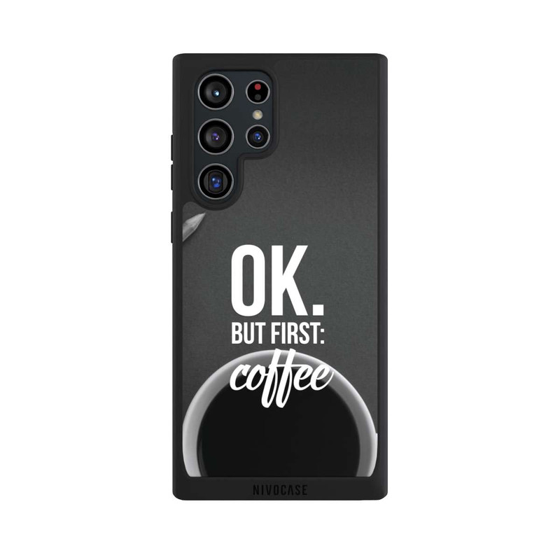 Galaxy S22 Ultra NIVOpure OK.But first:Coffee