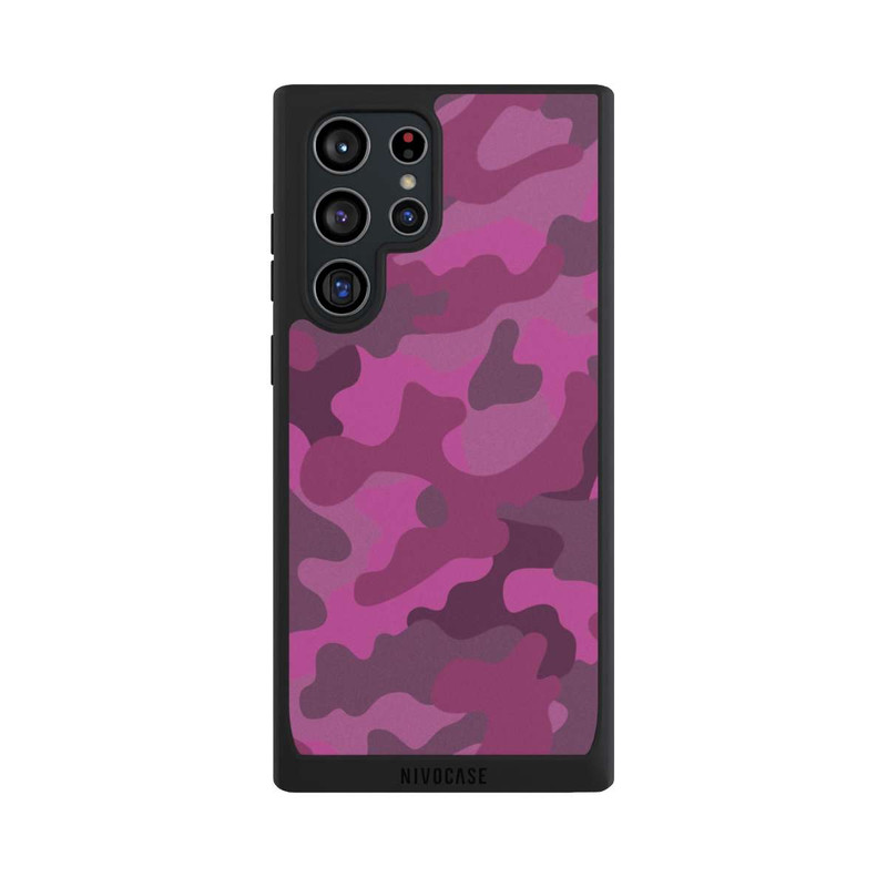 Galaxy S22 Ultra NIVOpure Pink Denim Camo