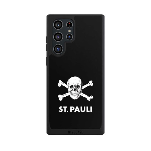 Samsung Galaxy S22 Ultra NIVOpure FC St.Pauli WhiteSkull
