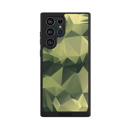 Samsung Galaxy S22 Ultra NIVOpure Polygonales Camouflage
