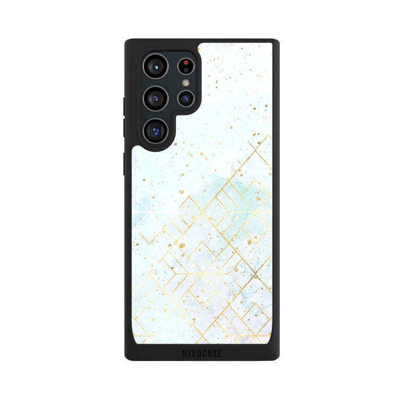 Galaxy S22 Ultra NIVOpure Marble Mixed Grid Pastel
