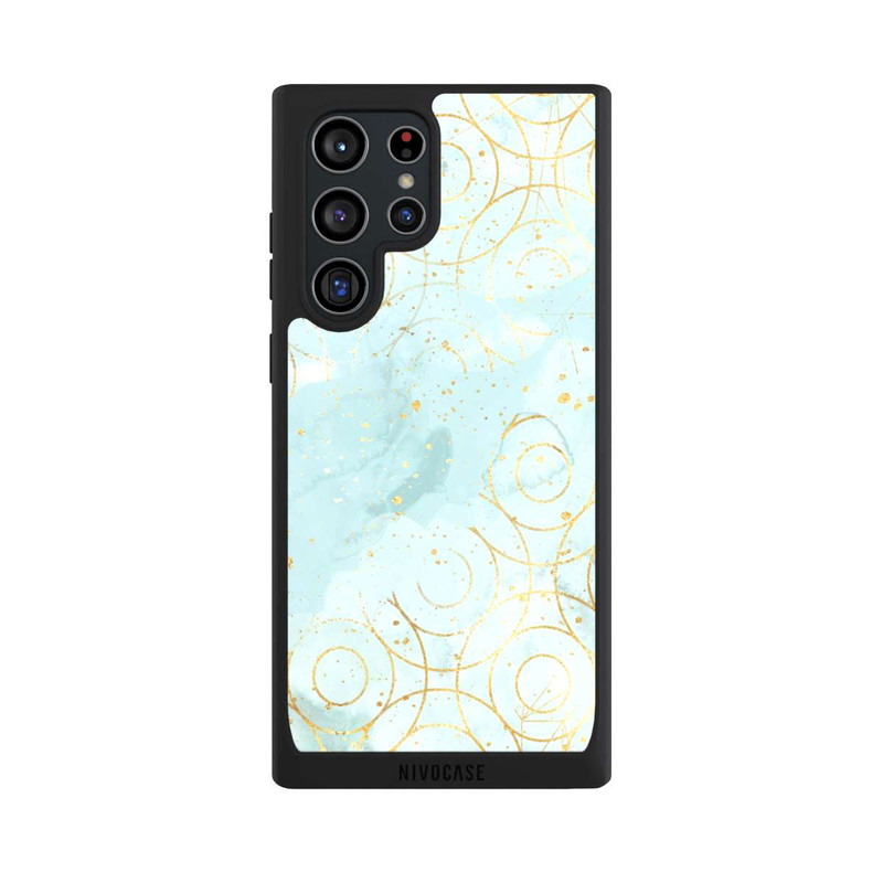 Galaxy S22 Ultra NIVOpure Marmormuster grün