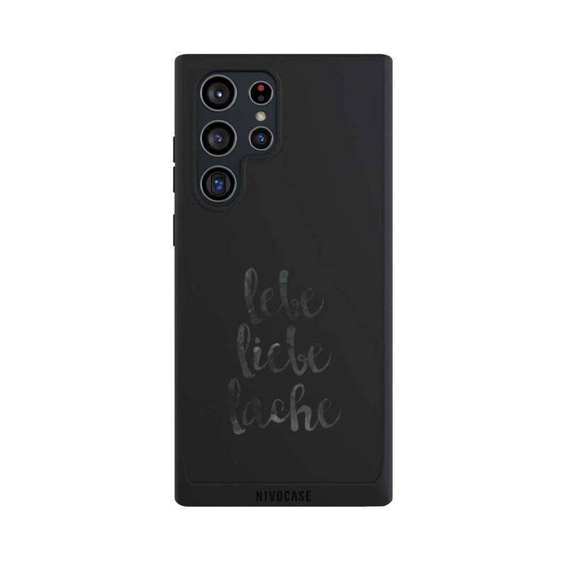 Galaxy S22 Ultra NIVOpure Lebe Liebe Lache ohne Hintergrund