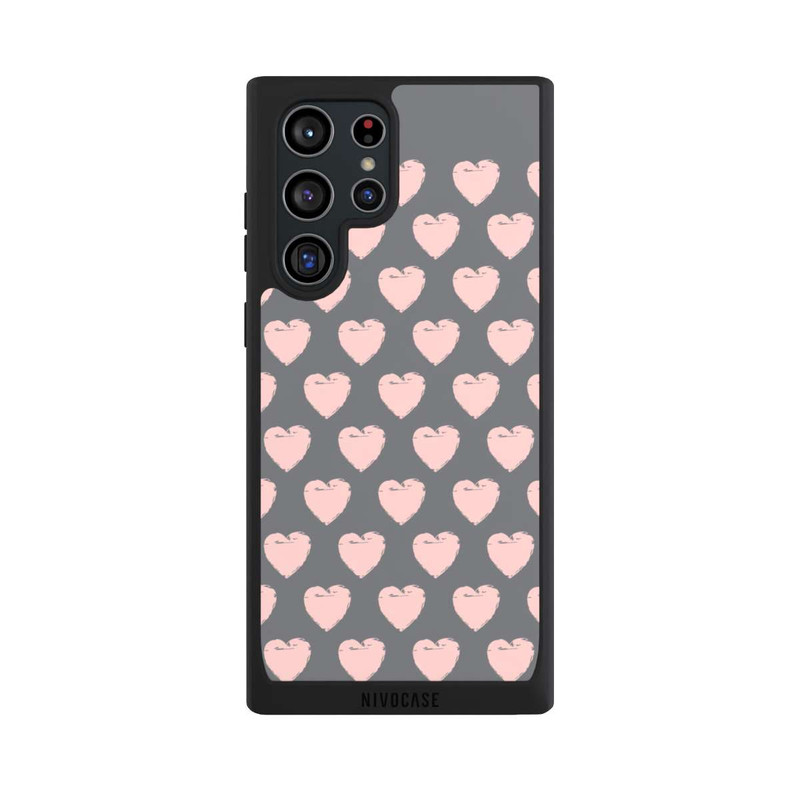 Galaxy S22 Ultra NIVOpure Herzmuster Rosa