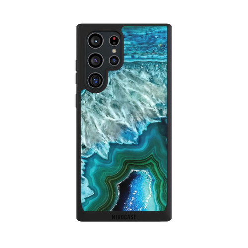 Samsung Galaxy S22 Ultra NIVOpure Kristall Achat Grün