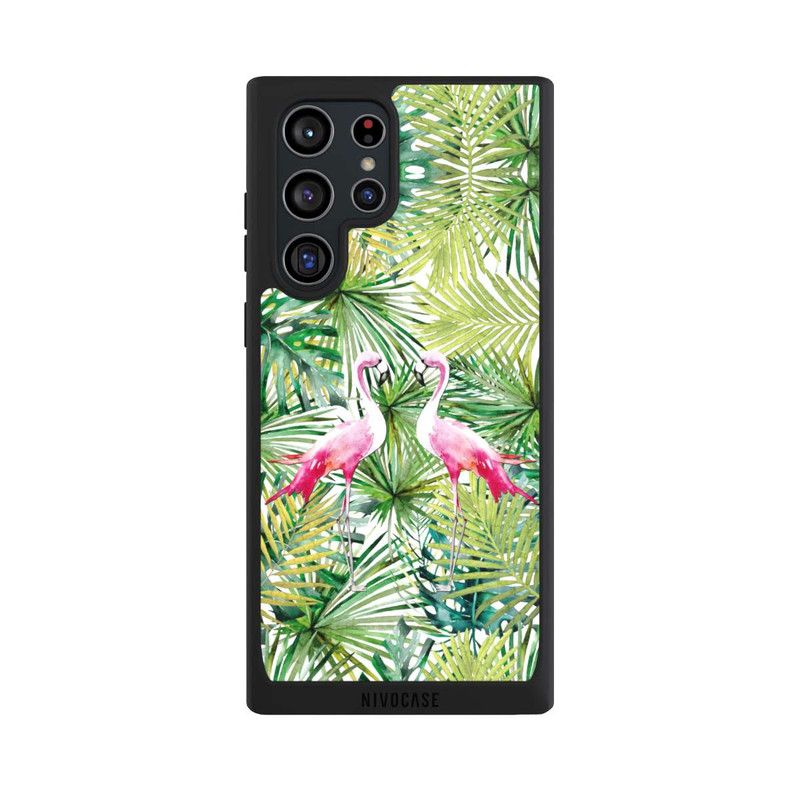 Galaxy S22 Ultra NIVOpure Palmiers Flamants