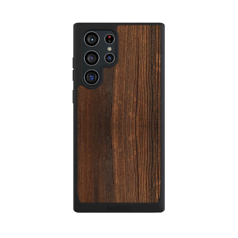 Galaxy S22 Ultra NIVOpure Nußbaum Holzlook