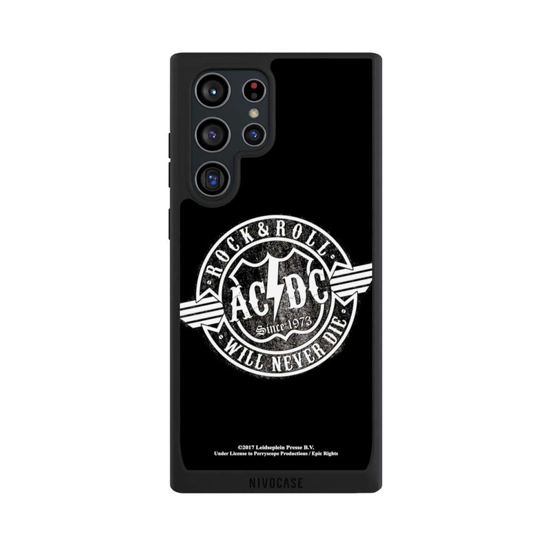 Galaxy S22 Ultra NIVOpure ACDC Rock and Roll Weiss