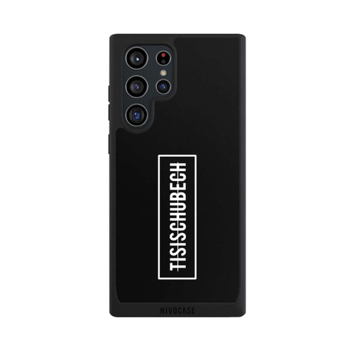 Samsung Galaxy S22 Ultra NIVOpure Logo on Black
