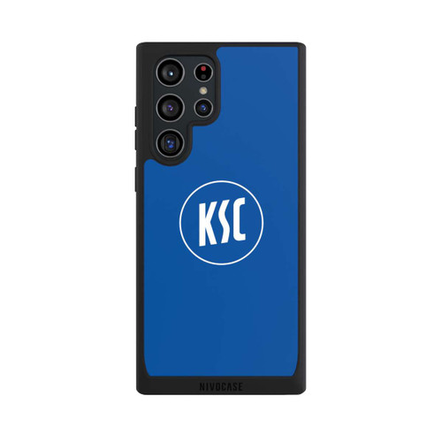 Samsung Galaxy S22 Ultra NIVOpure KSC Logo auf Blau