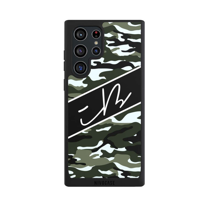 Galaxy S22 Ultra NIVOpure Camo Grün iBlali