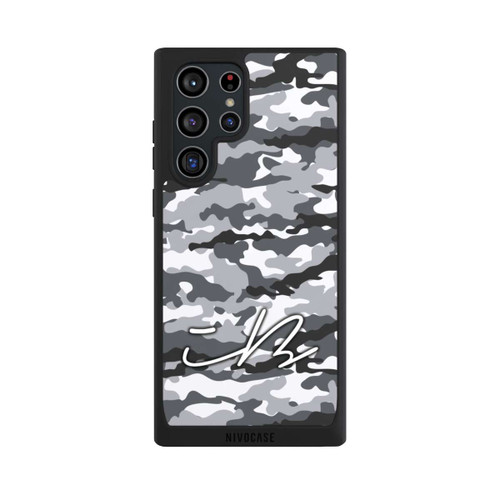 Samsung Galaxy S22 Ultra NIVOpure Camo Grau iBlali